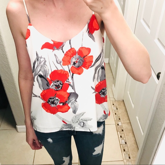 Dalia Tops - •Dalia• floral tank